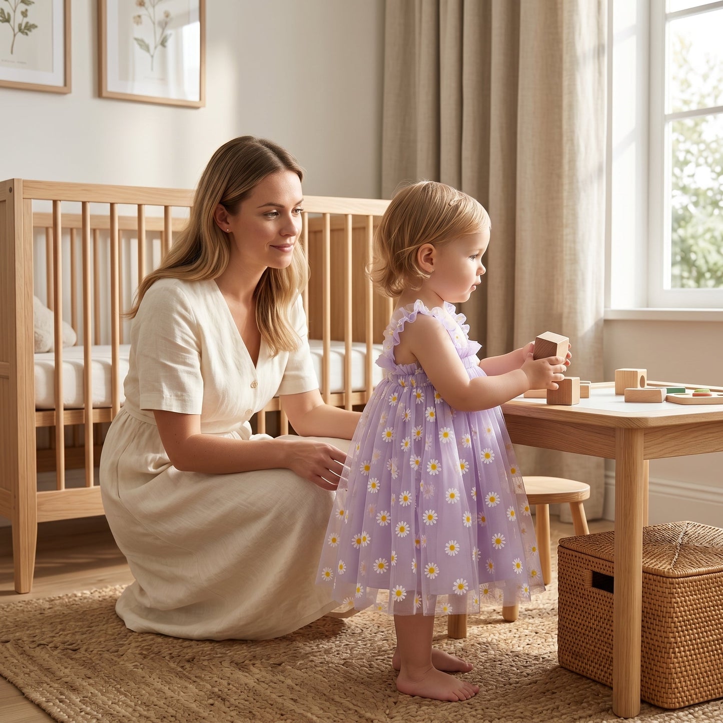 Daisy Tulle Baby Dress