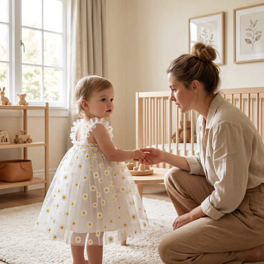Daisy Tulle Baby Dress