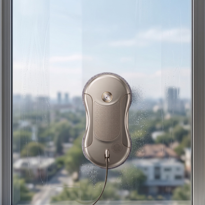 5800Pa Window Cleaning Robot with Dual Spray and Edge Detection