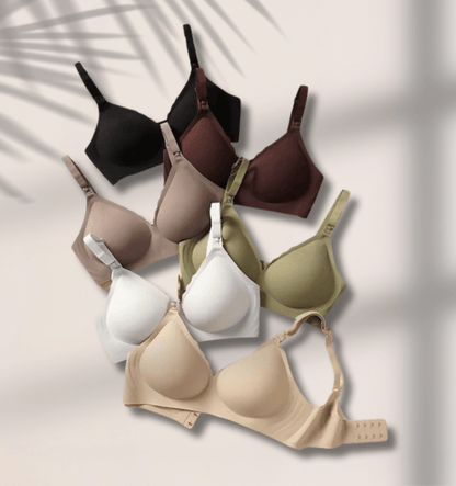 Velvet Nursing Bra-Huggleo-