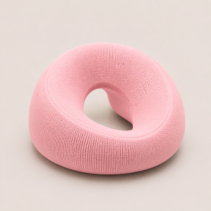 Cloud Face Rest Pillow-Huggleo-Pink-