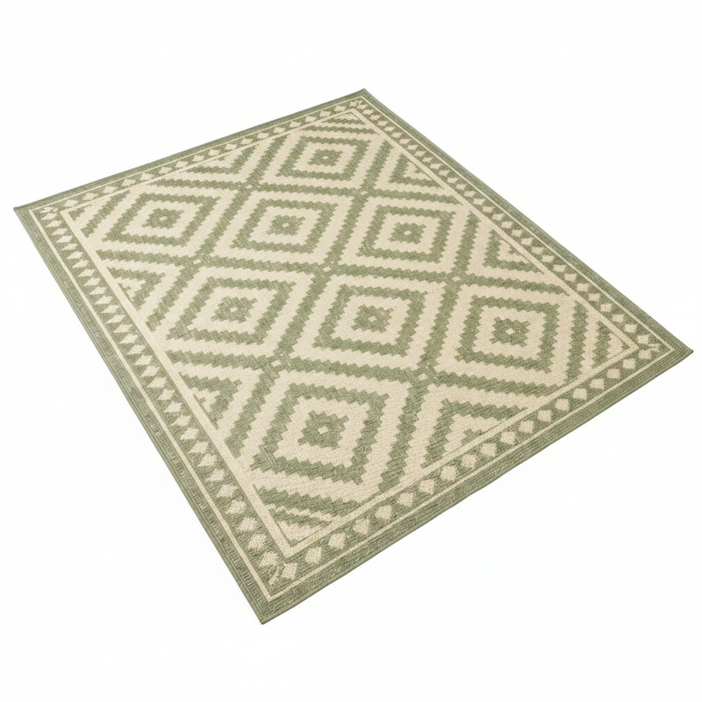 5x8 ft Reversible Outdoor Polypropylene Rug for Patio Porch Deck