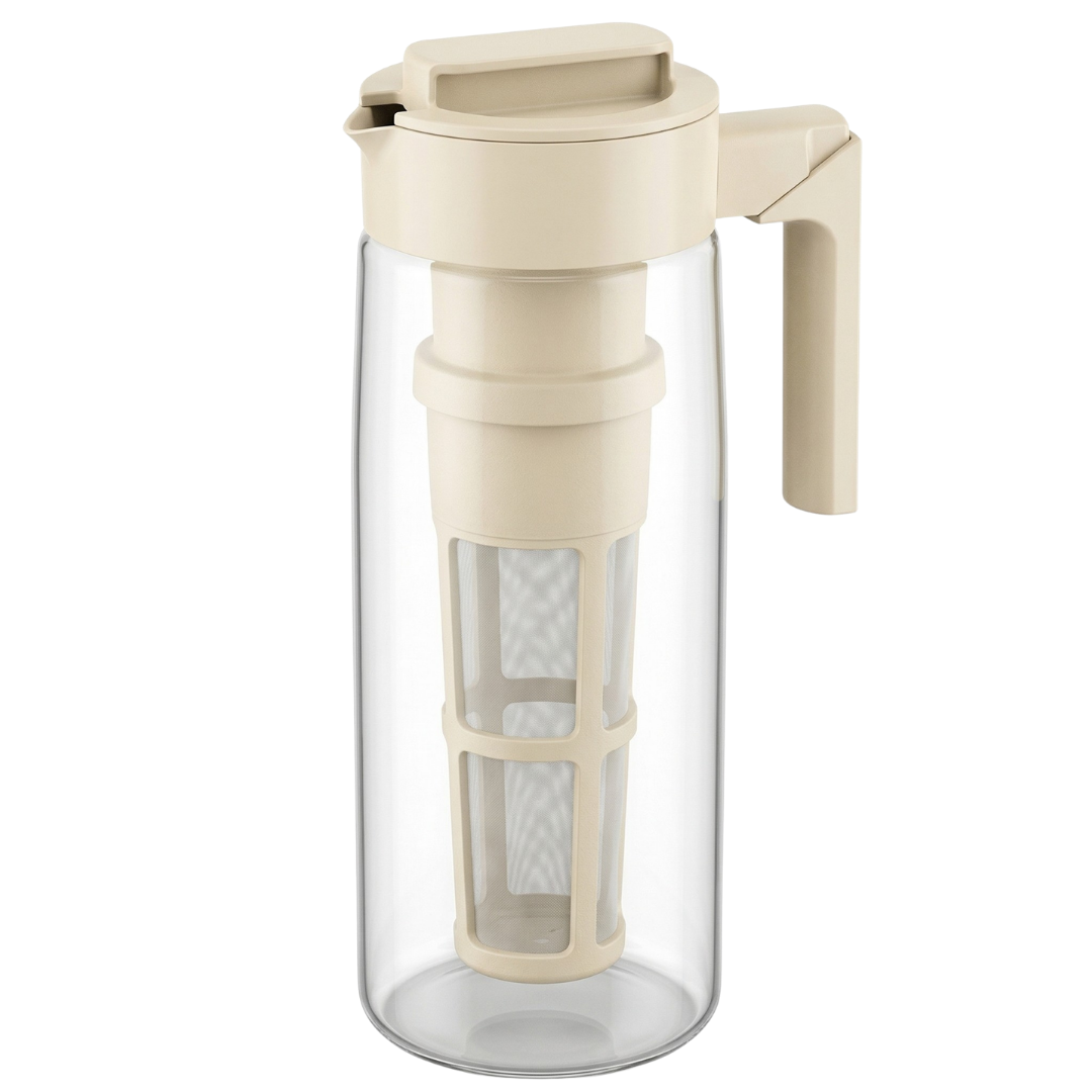 64 oz Tritan Cold Brew Coffee Maker with Airtight Lid Pitcher