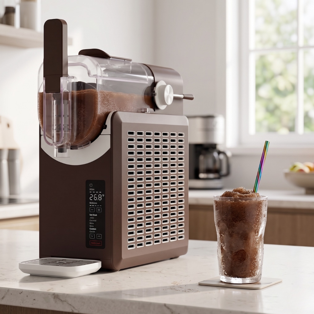 68oz Countertop Slushie Maker with 5 Presets and LED Display