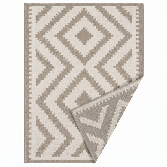 6x9 ft Reversible Outdoor Rug Water-Resistant for Patio Deck RV