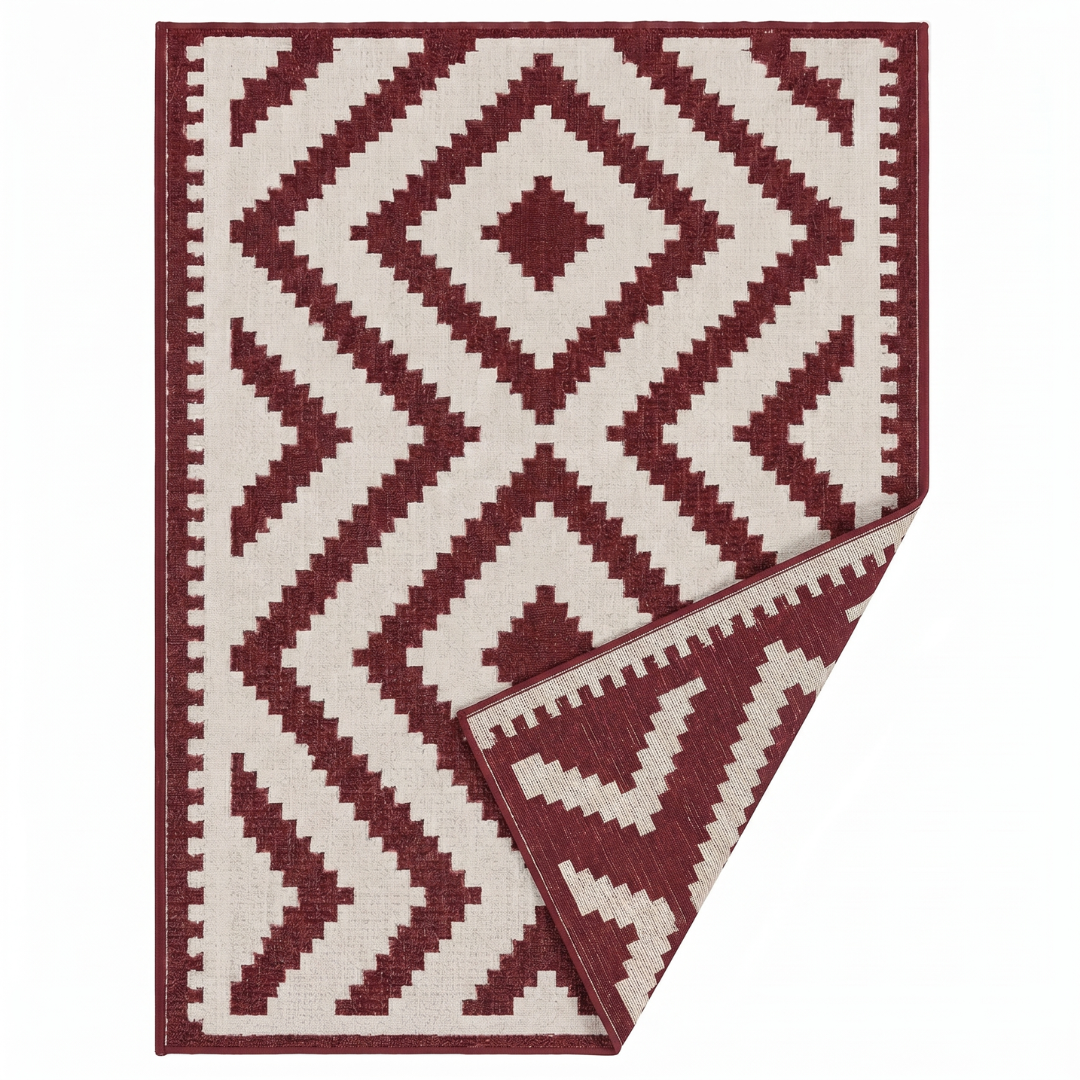 6x9 ft Reversible Outdoor Rug Water-Resistant for Patio Deck RV