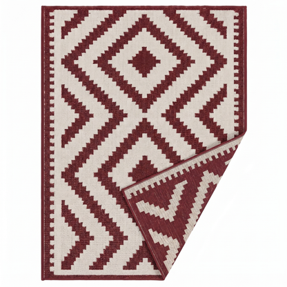 6x9 ft Reversible Outdoor Rug Water-Resistant for Patio Deck RV