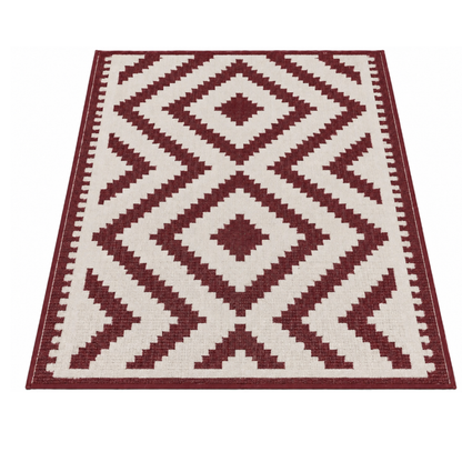 6x9 ft Reversible Outdoor Rug Water-Resistant for Patio Deck RV