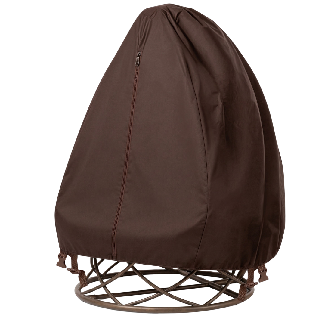 75 x 45 Inches Outdoor Egg Chair Cover with PVC Coated Fabric