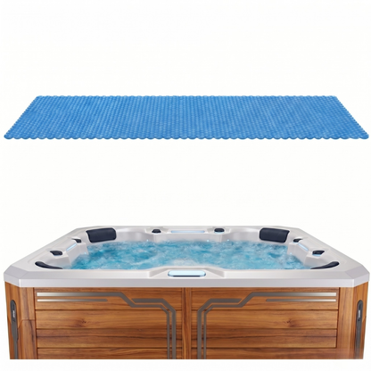 7x7 ft Hot Tub Solar Cover 16 Mil Bubble Heat Retention Blanket