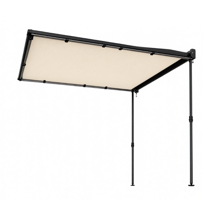 8.2 x 6.5 ft Vehicle Side Awning with Adjustable Aluminum Poles