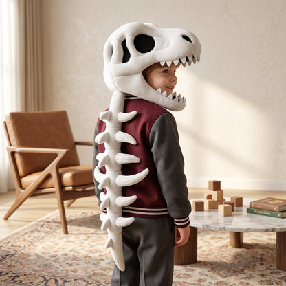 Dino Plush Baby Hoodie