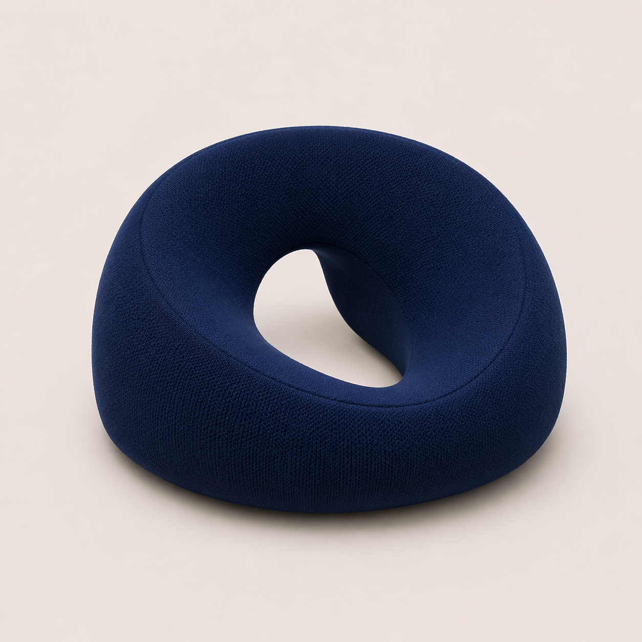 Cloud Face Rest Pillow-Huggleo-Navy-