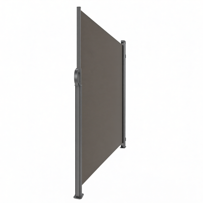 88x138 Inches Retractable Side Awning Privacy Screen Aluminum