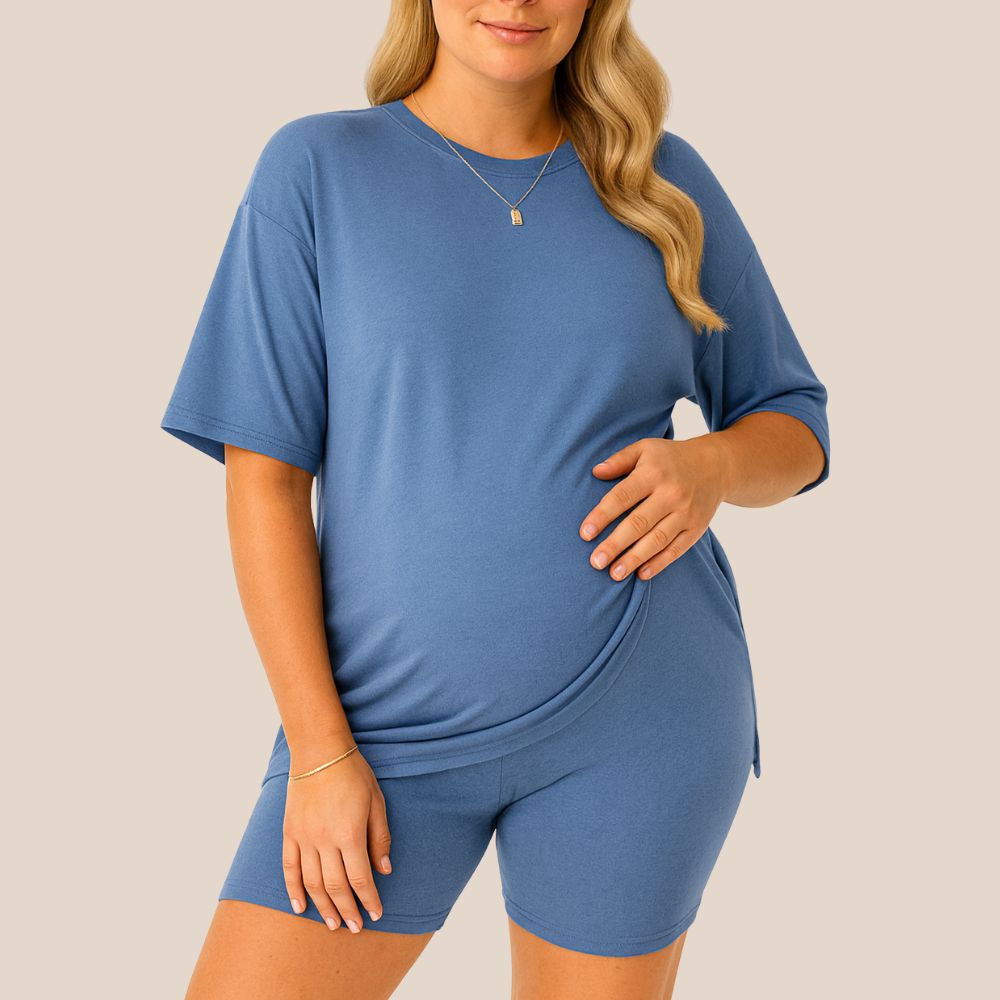 Sunday Lounge Set-Huggleo-Blue-S