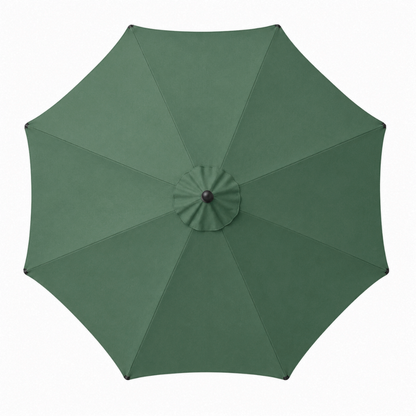 9 ft Patio Table Umbrella With Crank Tilt, 8 Ribs And UV Canopy