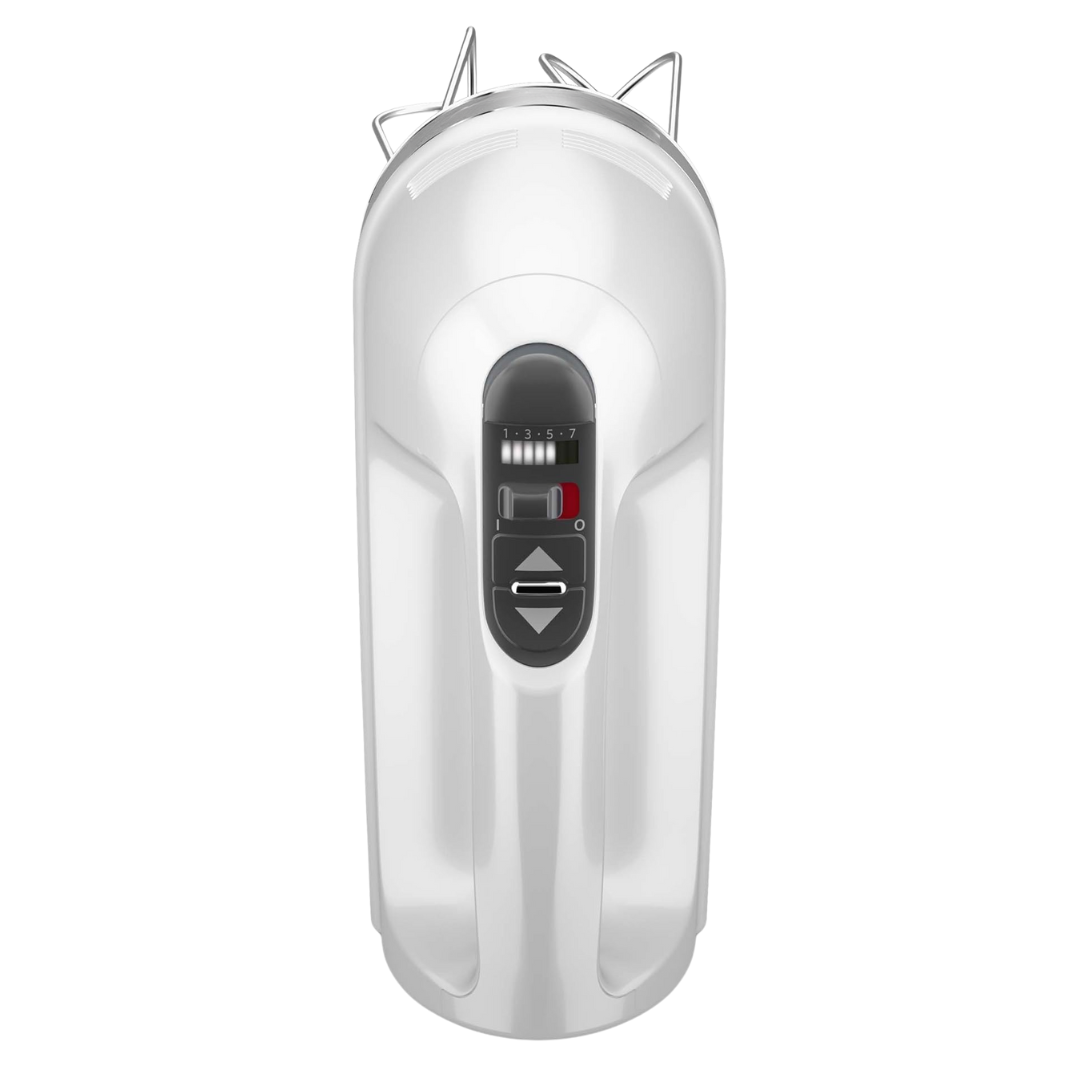 9-Speed Hand Mixer with Stainless Steel Beaters, Dough Hooks & Whisk