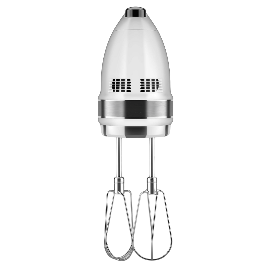 9-Speed Hand Mixer with Stainless Steel Beaters, Dough Hooks & Whisk