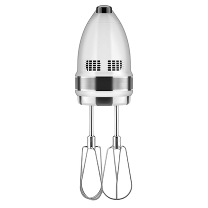 9-Speed Hand Mixer with Stainless Steel Beaters, Dough Hooks & Whisk