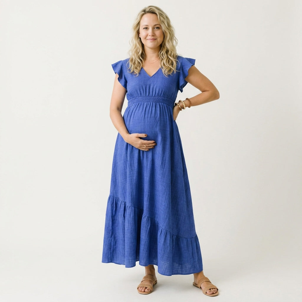 Bloom Maxi Dress-Huggleo-