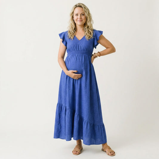 Bloom Maxi Dress-Huggleo-