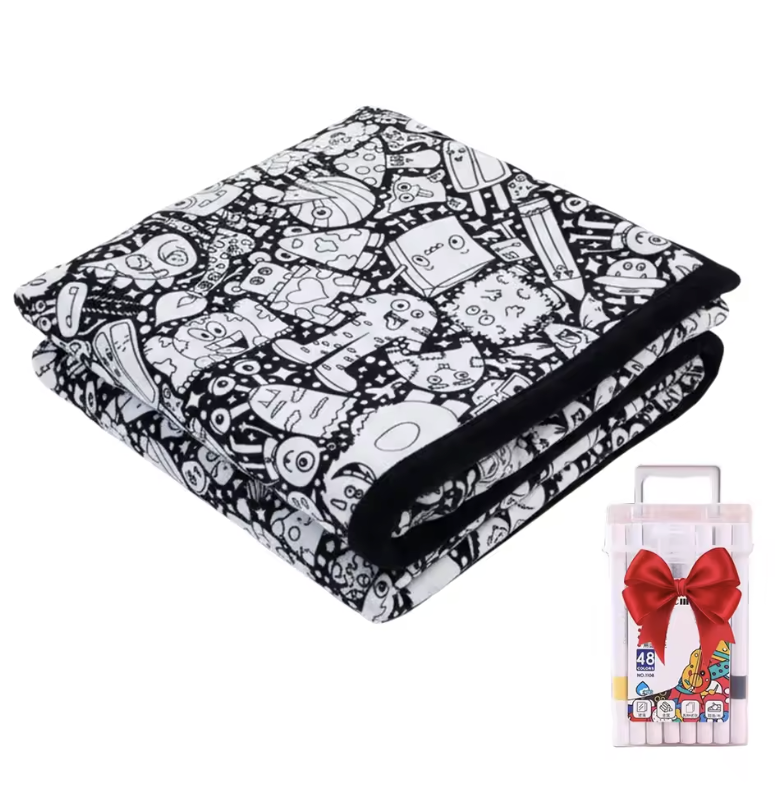 Meadow Coloring Blanket