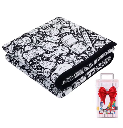 Meadow Coloring Blanket