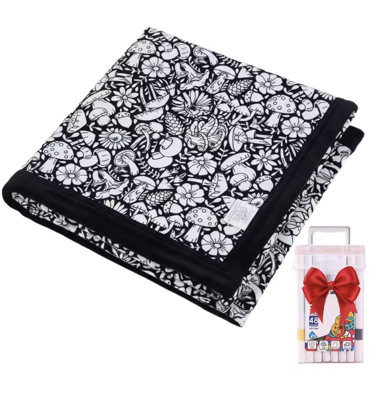 Meadow Coloring Blanket