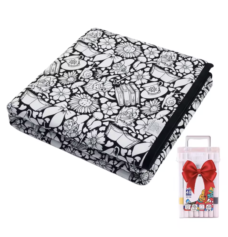 Meadow Coloring Blanket