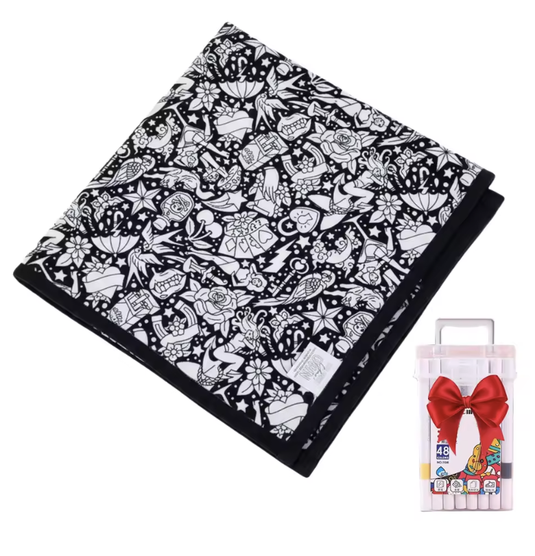 Meadow Coloring Blanket