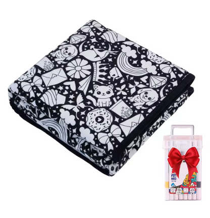 Meadow Coloring Blanket