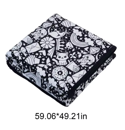 Meadow Coloring Blanket