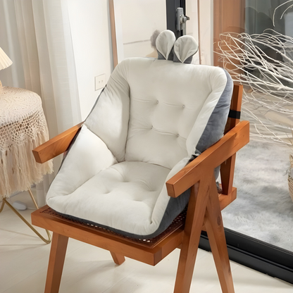 Haven Padded Seat Cushion-Huggleo-White-