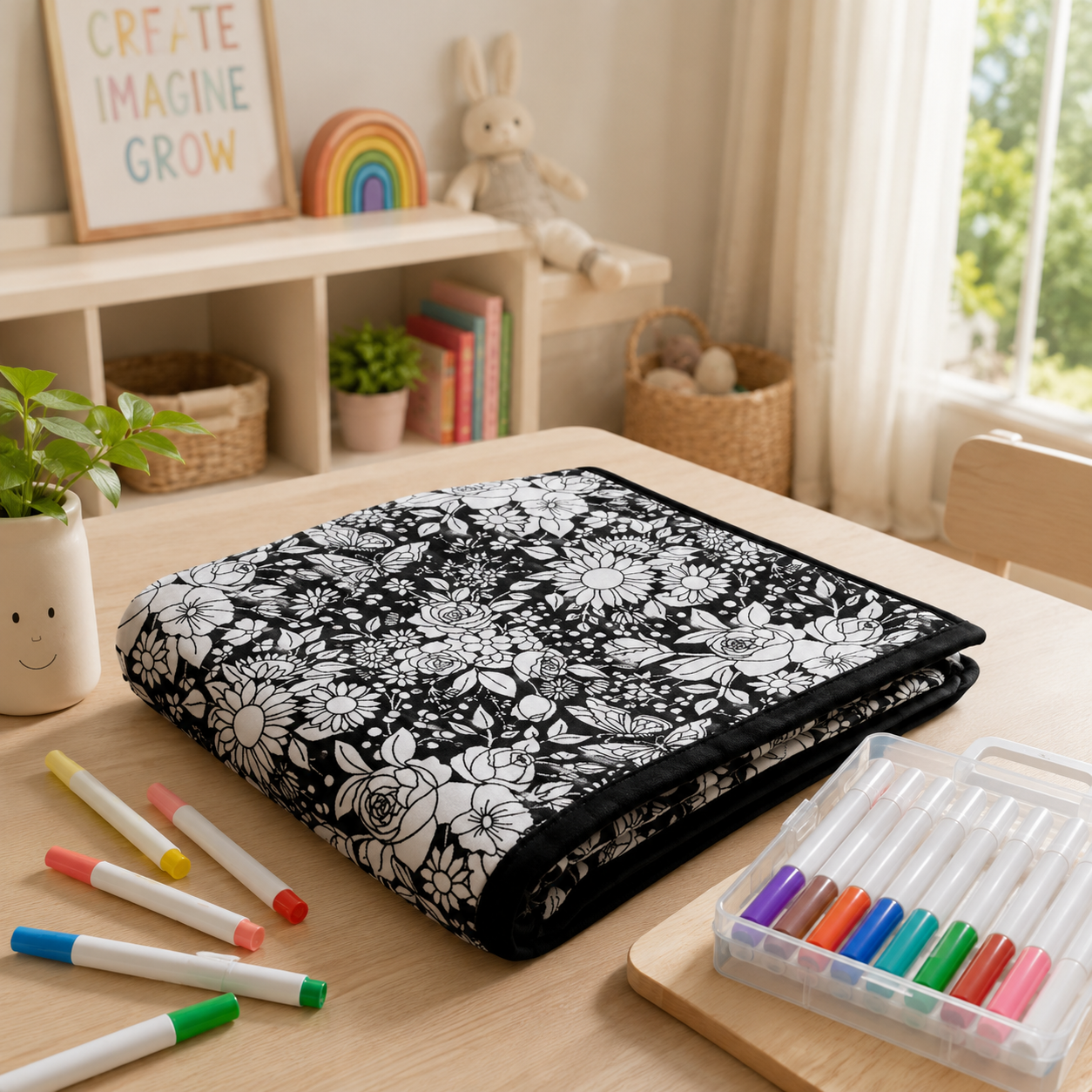 Meadow Coloring Blanket