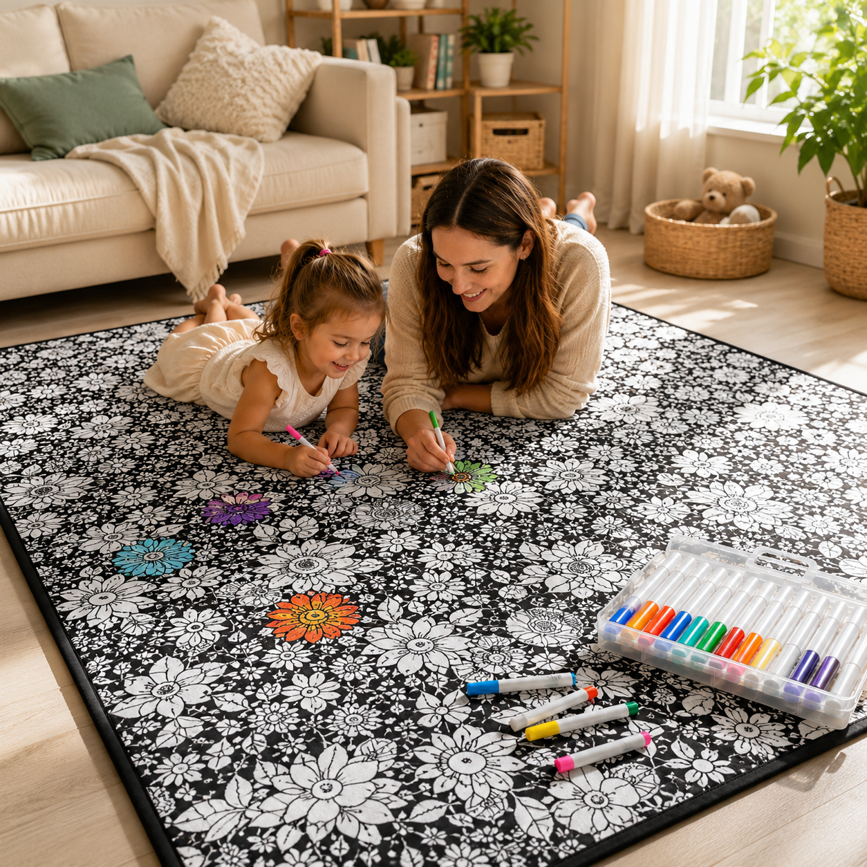 Meadow Coloring Blanket