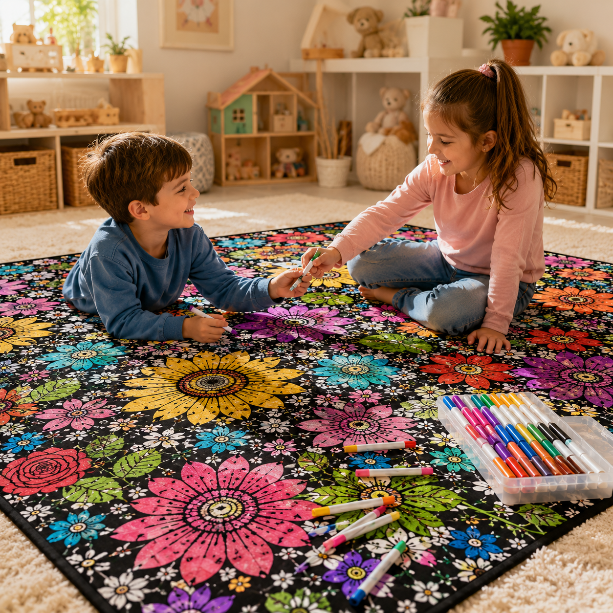 Meadow Coloring Blanket