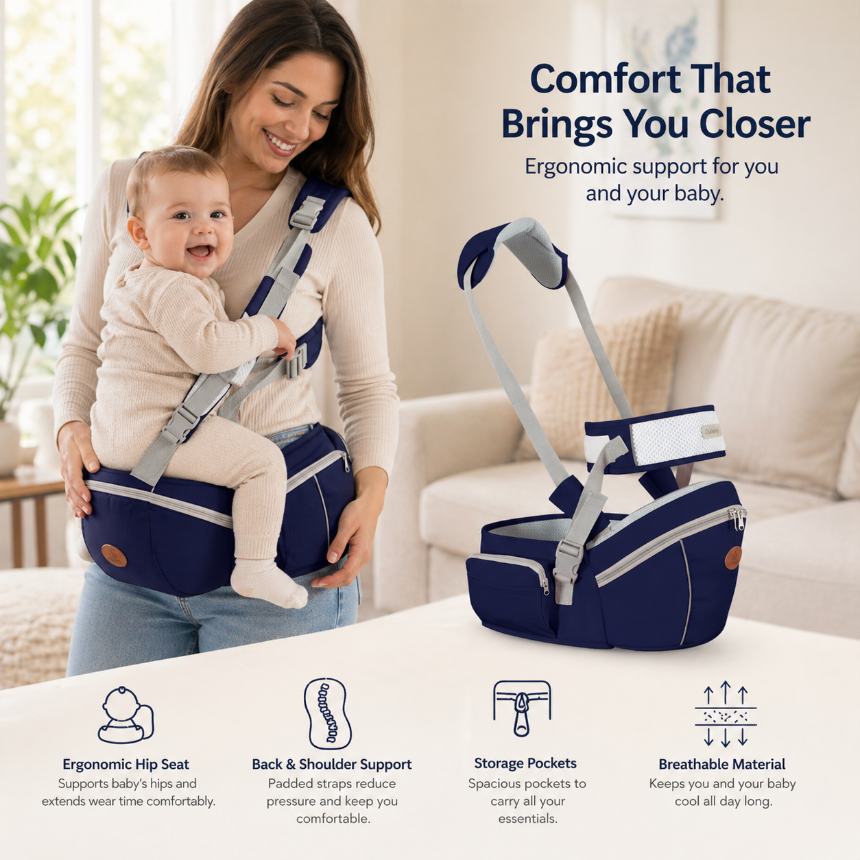 Haven Baby Hip Carrier