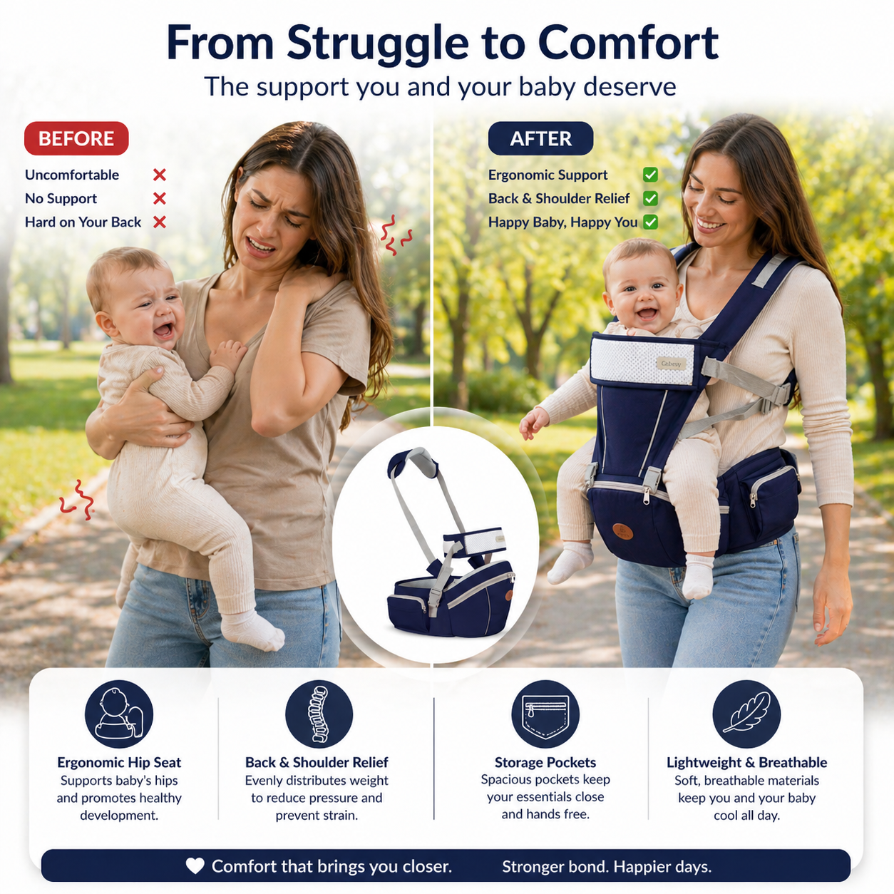 Haven Baby Hip Carrier