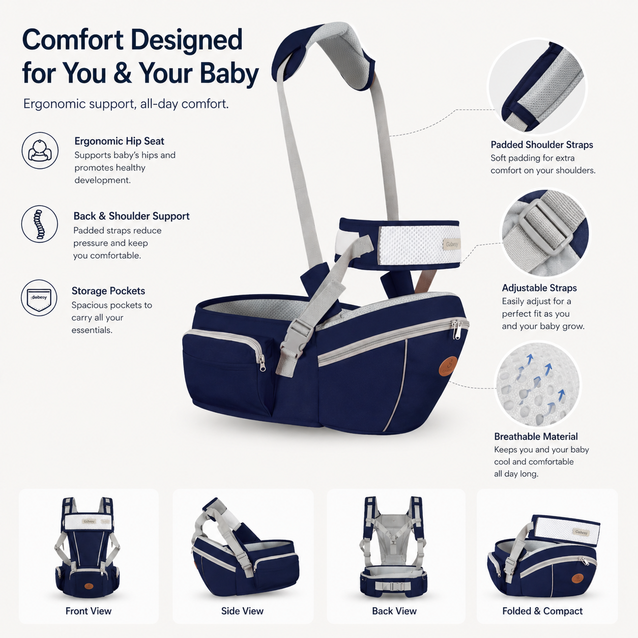 Haven Baby Hip Carrier