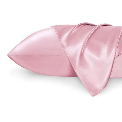 Velvet Silk Pillowcase-Huggleo-Pink-