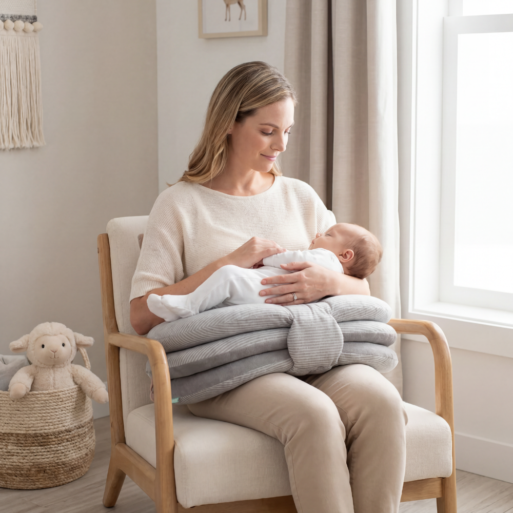 Cradle Multifunction Nursing Pillow-Huggleo-