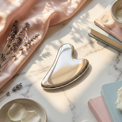 Petal Steel Gua Sha Tool-Huggleo-