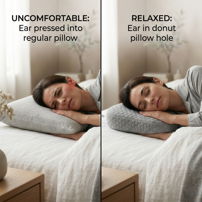 Cloud Ear Sleep Pillow-Huggleo-