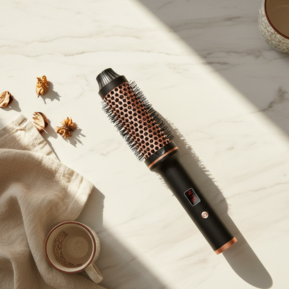 Smooth Hot Air Brush Styler-Huggleo-
