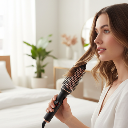 Smooth Hot Air Brush Styler-Huggleo-