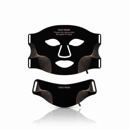 Lumi LED Face Mask-Huggleo-Black-
