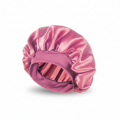 Velvet Satin Shower Cap-Huggleo-ROSE-