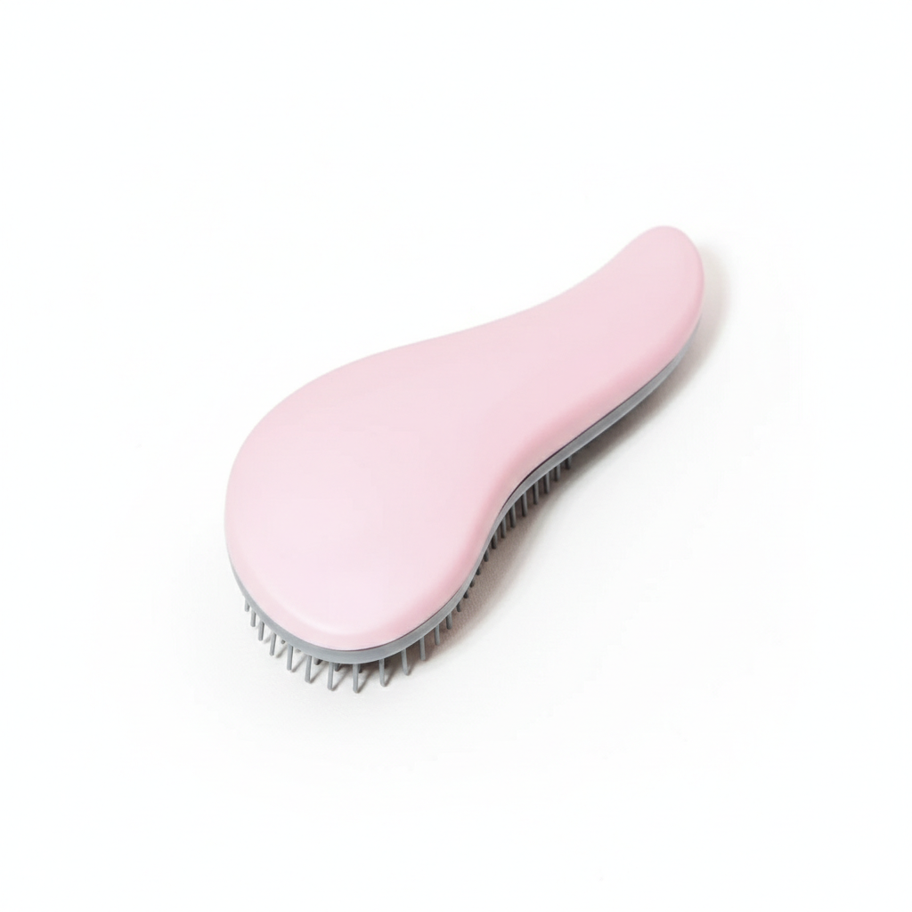 Smooth Detangling Hair Brush-Huggleo-Pink-