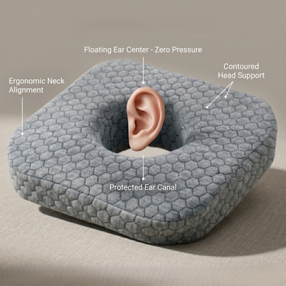 Cloud Ear Sleep Pillow-Huggleo-