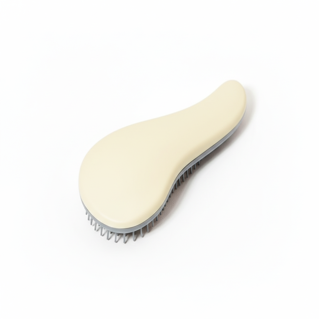 Smooth Detangling Hair Brush-Huggleo-Yellow-